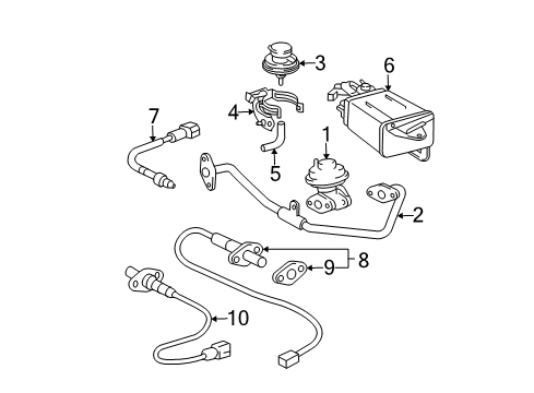 Toyota Valve Assy Egr Vacuum Modulator