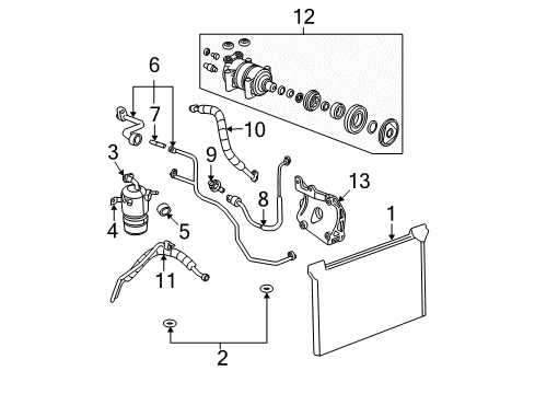 Gmc Yukon A C Condenser Compressor Lines