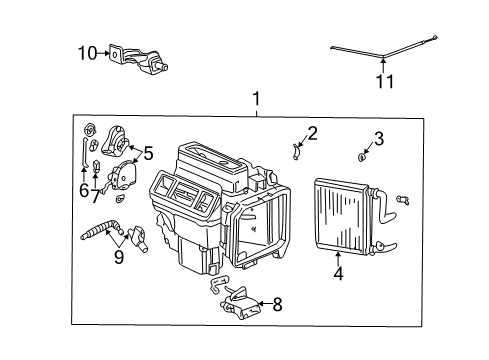 Honda Pilot Heater Core Control Valve