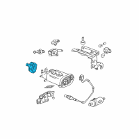 OEM Acura RSX Valve, Canister Vent Shut Diagram - 17310-S5A-L31