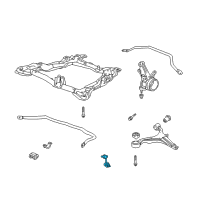 OEM Acura RSX Link, Left Front Stabilizer Diagram - 51321-S5A-003