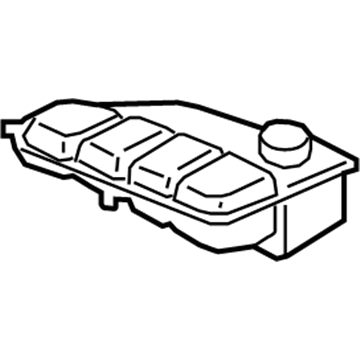 OEM Ford GV6Z 8A080 A Tank Assembly Radiator Overflow