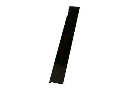 Acura 72970-STX-A01ZA Garnish Assembly, Left Rear Door Sash (Black)