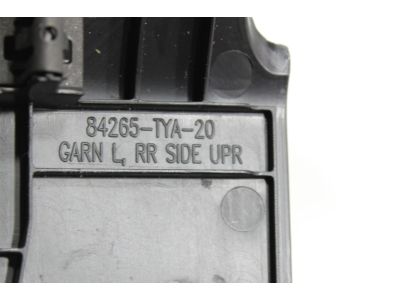 Acura 84265-TYA-A01ZA Garnish Left, Rear (Deep Black)