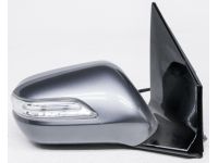 OEM 2009 Acura MDX Mirror, Passenger Side Door (Billet Silver Metallic) - 76200-STX-A04ZE