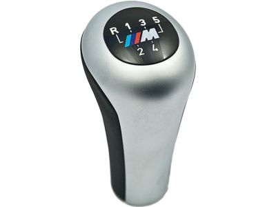 BMW 25-11-2-229-443 Gearshift Knob, Leather/M Plaque/5-Speed