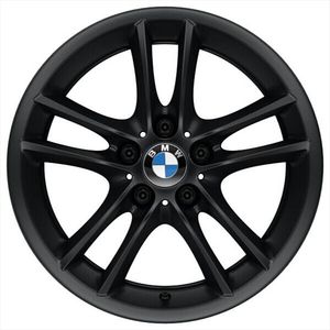 BMW 36-11-6-786-888 Double Spoke Style 182 in Black/Rear
