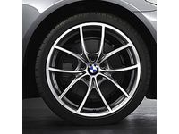 OEM 2013 BMW 650i V-Spoke 356-Bicolor - Rear (Single Wheel) - 36-11-6-792-599