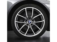 OEM 2015 BMW 650i Gran Coupe V-Spoke 356-Bicolor - Rear (Single Wheel) - 36-11-6-792-599