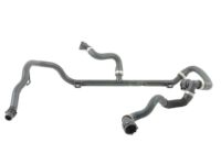 OEM 2014 BMW X1 Engine Coolant Crossover Pipe - 17-12-7-599-460