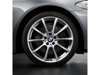 OEM 2011 BMW 550i xDrive V Spoke 281 - Front (Single Wheel) / Silver - 36-11-6-783-523