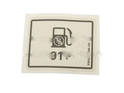 Ford XW4Z-9A095-AB Fuel Label