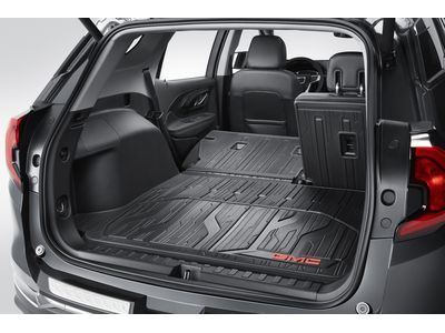 GM 84269449 Integrated Cargo Area Liner in Jet Black with GMC Logo