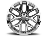 OEM 2018 Chevrolet Tahoe 22x9-Inch Aluminum 6 Split-Spoke Wheel - 84346103