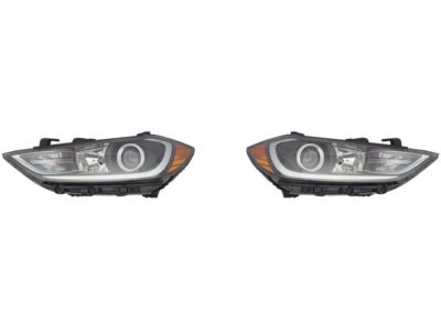 Hyundai 92101-F2040 Headlamp Assembly, Left