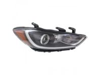 OEM 2017 Hyundai Elantra Headlamp Assembly, Right - 92102-F2040