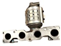 OEM 2013 Kia Sorento Exhaust Manifold Catalytic Assembly - 285102G445