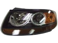 OEM 2008 Hyundai Santa Fe Front Headlight Assembly Housing / Lens / Cover - Left - 92101-0W050