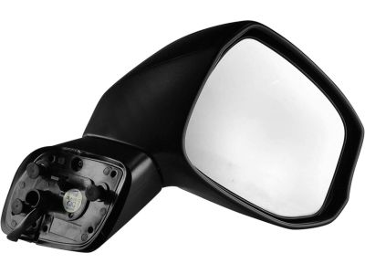 Honda 76200-SHJ-A43ZU Mirror Assembly, Passenger Side Door (Polished Metal Metallic) (Heated)