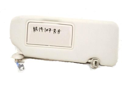 Honda 83230-TLA-A11ZA Sunvisor Assembly, Passenger Side (Cashmere Ivory) (Mirror)