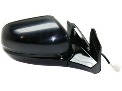 Honda 76200-T6Z-A41ZB Mirror Assembly, Passenger Side Door (Crystal Black Pearl) (R.C.)