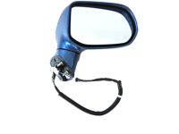 OEM 2006 Honda Ridgeline Mirror Assembly, Passenger Side Door (Steel Blue Metallic) (R.C.) (Heated) - 76200-SJC-A21ZA