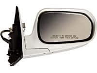 OEM 1999 Honda Accord Mirror Assembly, Passenger Side Door (Satin Silver Metallic) (R.C.) - 76200-S84-A31ZE