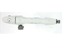 OEM 2013 Honda Pilot Handle Assembly, Driver Side Door (Outer) (Taffeta White) - 72180-SNE-A11ZE