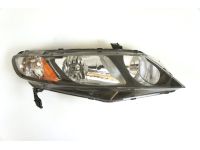 OEM 2010 Honda Civic Headlight Unit, Passenger Side - 33101-SNC-A01