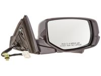 OEM 2015 Honda Accord Mirror Assembly, Passenger Side Door (Modern Steel Metallic) (R.C.) (Heated) - 76200-T3L-A62ZC