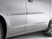 OEM 2013 Honda Fit Body Side Molding (Polished Metal Metallic-exterior) (POLISHED METAL METALLIC) - 08P05-TK6-1H0