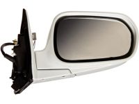 OEM 1998 Honda Accord Mirror Assembly, Driver Side Door (Taffeta White) (R.C.) - 76250-S84-A21ZC