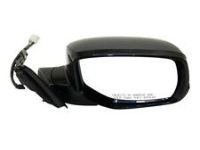 OEM 2014 Honda Accord Mirror Assembly, Passenger Side Door (Still Night Pearl) (R.C.) (Heated) - 76200-T3L-A62ZG