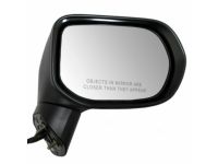 OEM 2011 Honda Civic Mirror Assembly, Passenger Side Door (Crystal Black Pearl) (R.C.) - 76200-SNC-A02ZG