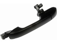 OEM 2004 Honda Pilot Handle Assembly, Left Rear Door (Outer) (Flat Black) - 72680-S9V-A01ZA