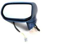 OEM 2011 Honda Civic Mirror Assembly, Driver Side Door (Neutron Blue Metallic) (R.C.) - 76250-SNE-A02ZB