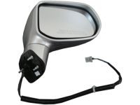 OEM 2002 Honda Civic Mirror Assembly, Passenger Side Door (Satin Silver Metallic) (R.C.) - 76200-S5D-A21ZE