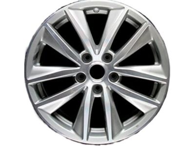 Infiniti 999W1-J2019 19-inch Split 5-spoke Bright Wheel (includes center cap), Front / Rear 19 x 8.5 with 50mm offset (1-piece)