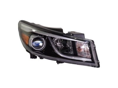 Kia 92102A9120 Passenger Side Headlight Assembly