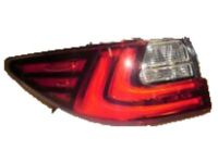 OEM 2017 Lexus ES300h Lens & Body, Rear Combination Lamp - 81561-33740