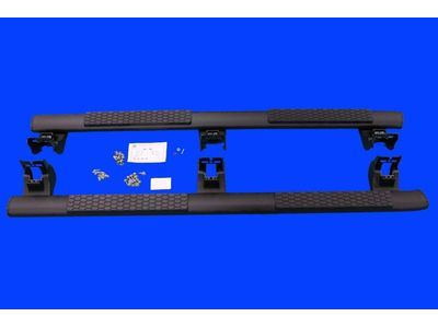 Mopar 82213273AC Black Aluminum, Cab Length Tubular Side Steps for Crew Cab