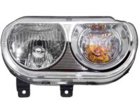 OEM 2010 Dodge Challenger Passengers Halogen Headlight Replacement - 5028776AA