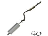 OEM 2008 Dodge Ram 1500 Exhaust Muffler - 55366318AC