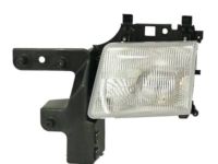 OEM 2003 Dodge Ram 2500 Van Passengers Headlight Lens Replacement - 55076524AC