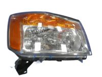 OEM 2015 Nissan Titan Passenger Side Headlight Assembly - 26010-9FF0A