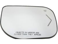 OEM 2009 Infiniti QX56 Door Mirror Glass RH - 96365-ZW10A