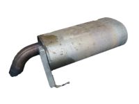 OEM 2018 Nissan Titan Exhaust, Main Muffler Assembly - 20100-EZ30D