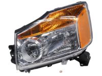 OEM 2008 Nissan Titan Driver Side Headlight Assembly - 26060-9FF0A