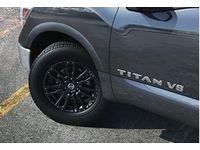 OEM 2018 Nissan Titan XD Wheel Caps: Black - 40342-EZ00A