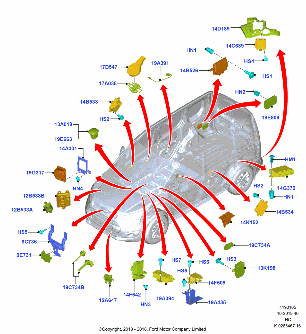 Ford JK2Z-14G372-A MODULE